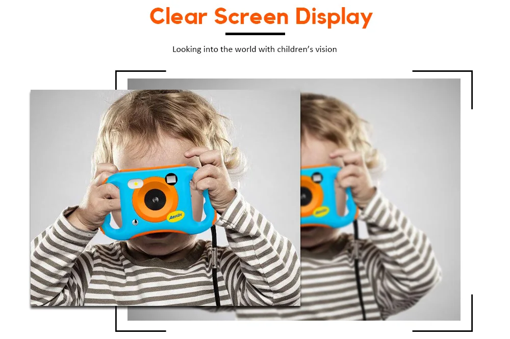Amkov CD-EW 1.77 inch WiFi 5MP Mini Kids Digital Camera