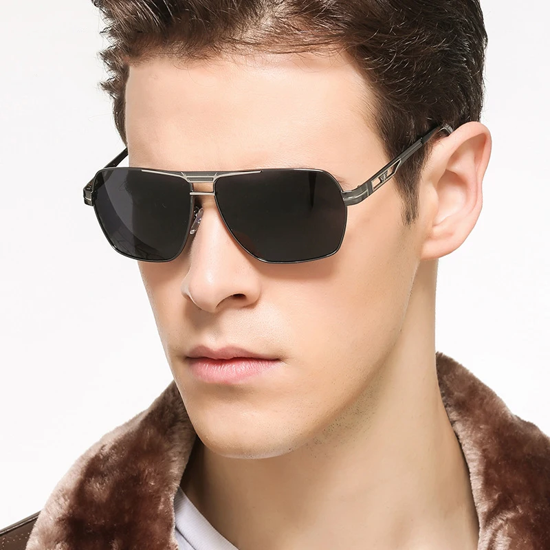 Square Pilot Sunglasses Men Polarized High Quality Anti-Glare HD Lens Driving Sun Glasses Males UV400 Hollow Oculos Masculino
Square Pilot Sunglasses Men Polarized High Quality Anti-Glare HD Lens Driving Sun Glasses Males UV400 Hollow Oculos Masculino