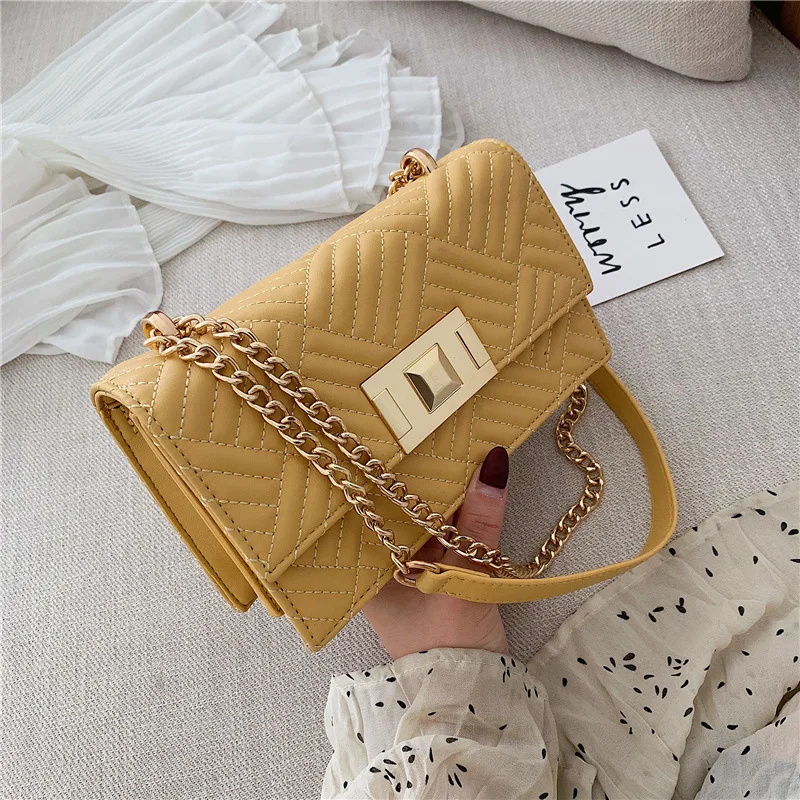 

Fashion Designer Pu Leather Women Shoulder Bag High Quality Small Ladies Chian Crossbody Bags for Women Luxury Messenger Bags