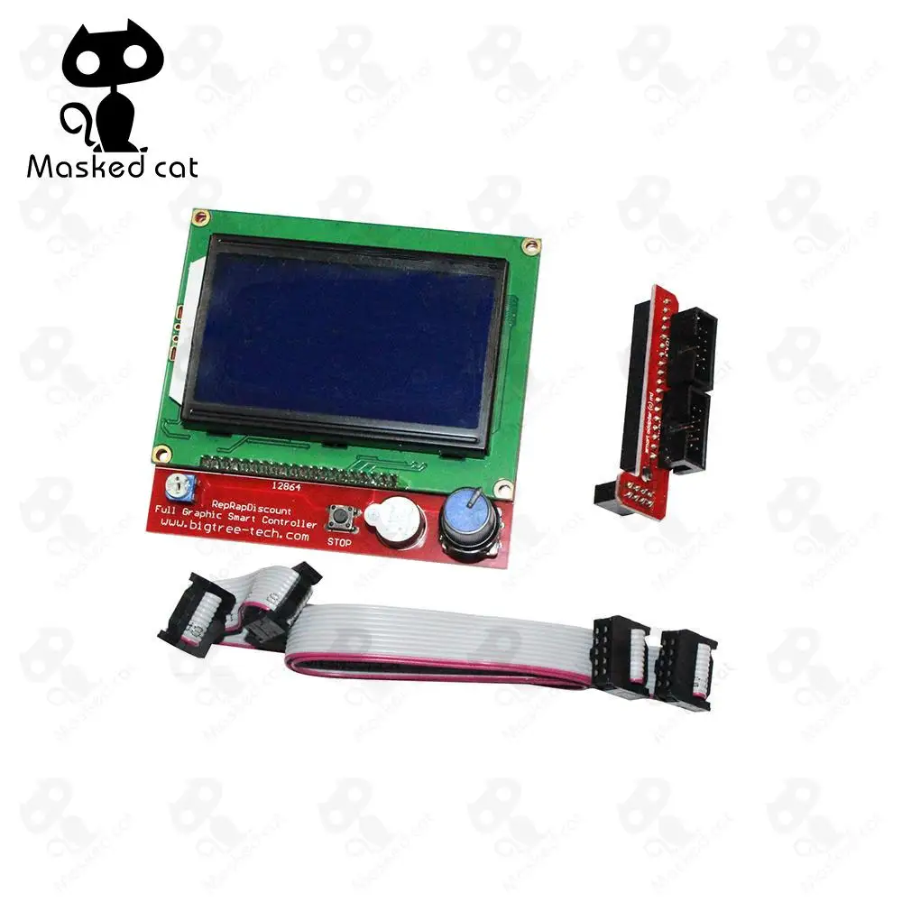 1pc LCD 12864 Ramps Smart Parts RAMPS 1.4 Controller Control Panel LCD 12864/2004 Display Monitor Motherboard Blue Screen Module
1pc LCD 12864 Ramps Smart Parts RAMPS 1.4 Controller Control Panel LCD 12864/2004 Display Monitor Motherboard Blue Screen Module