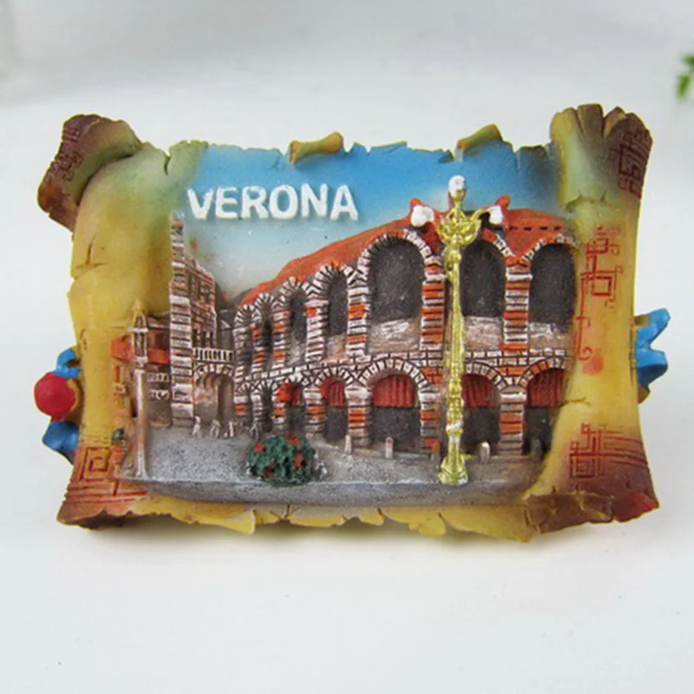 

Colosseum of Verona Italy Fridge Magnets World Tourist Souvenirs Magnetic Stickers Home Decor Creative Decoration Tourism Gifts
