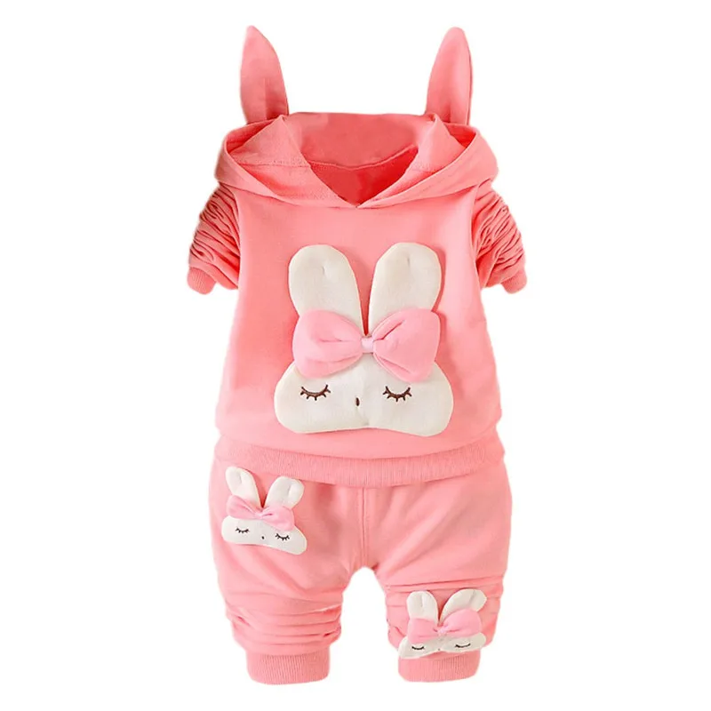 Toddler Baby Girl Clothes Set Long Sleeve Cartoon Rabbit Hooded Pullover Tops Sweatshirt +Pants Set roupas infantis menina
Toddler Baby Girl Clothes Set Long Sleeve Cartoon Rabbit Hooded Pullover Tops Sweatshirt +Pants Set roupas infantis menina
