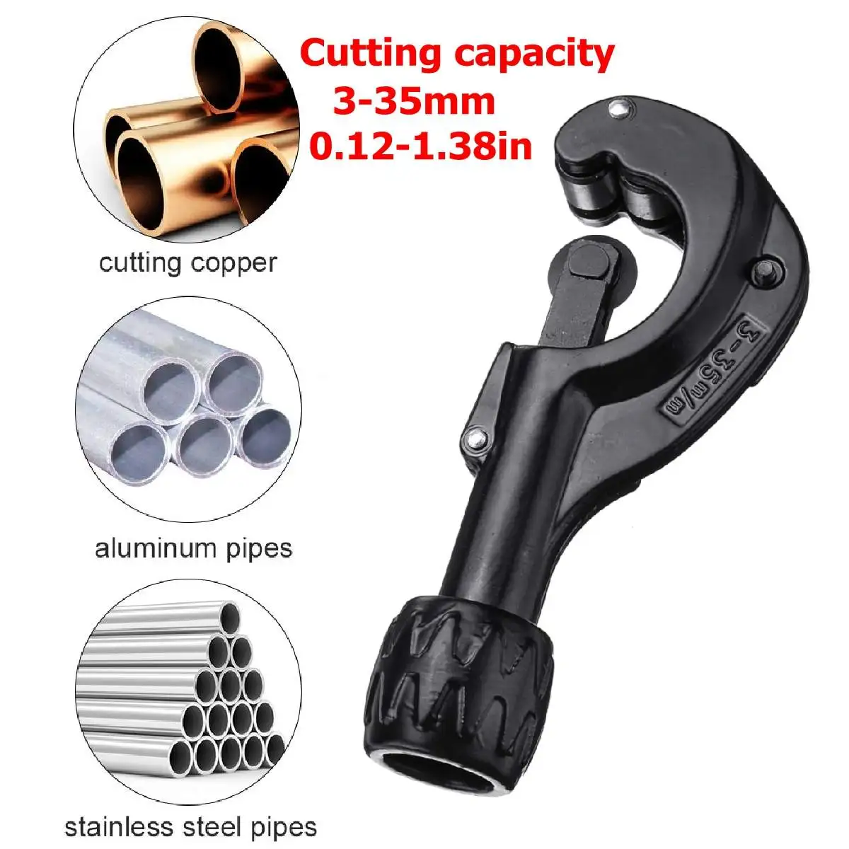 Copper Vinyl Brass Pipes Tube Cutter Scissor Cutting Tool For 3mm-35mm G type Metal/Plastic Tube Knife Cut Plumbing Tool
Copper Vinyl Brass Pipes Tube Cutter Scissor Cutting Tool For 3mm-35mm G type Metal/Plastic Tube Knife Cut Plumbing Tool