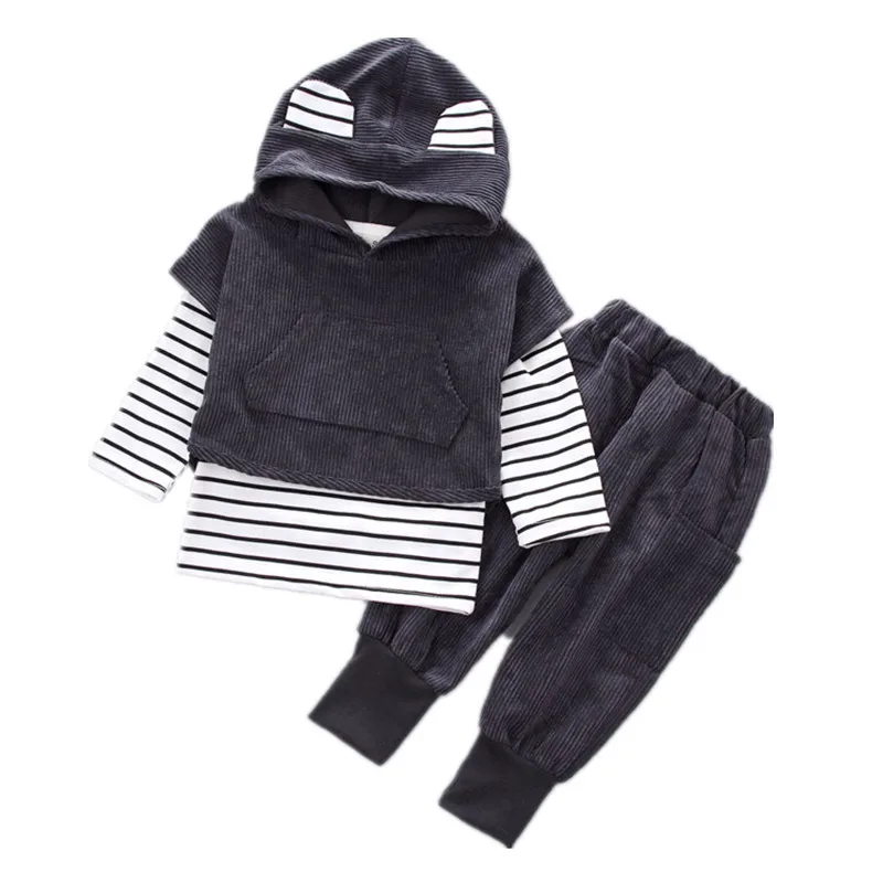 2019 spring New children's clothing Pullover t-shirt and pants 3 pieces Clothing Sets for Boys clothing Kids clothes
2019 spring New children's clothing Pullover t-shirt and pants 3 pieces Clothing Sets for Boys clothing Kids clothes