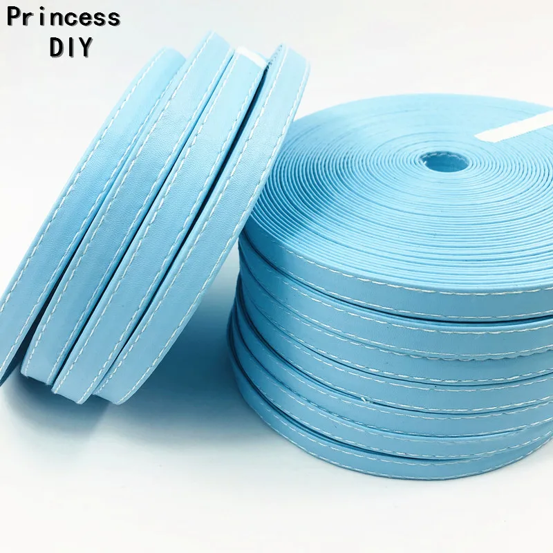 5 M/Lot Handmade Material 10 12 30mm Sky Blue Ribbon 3/8 Soft PU Faux Leather Layering Cord Bias DIY Bows Necklace Craft Riband
5 M/Lot Handmade Material 10 12 30mm Sky Blue Ribbon 3/8 Soft PU Faux Leather Layering Cord Bias DIY Bows Necklace Craft Riband