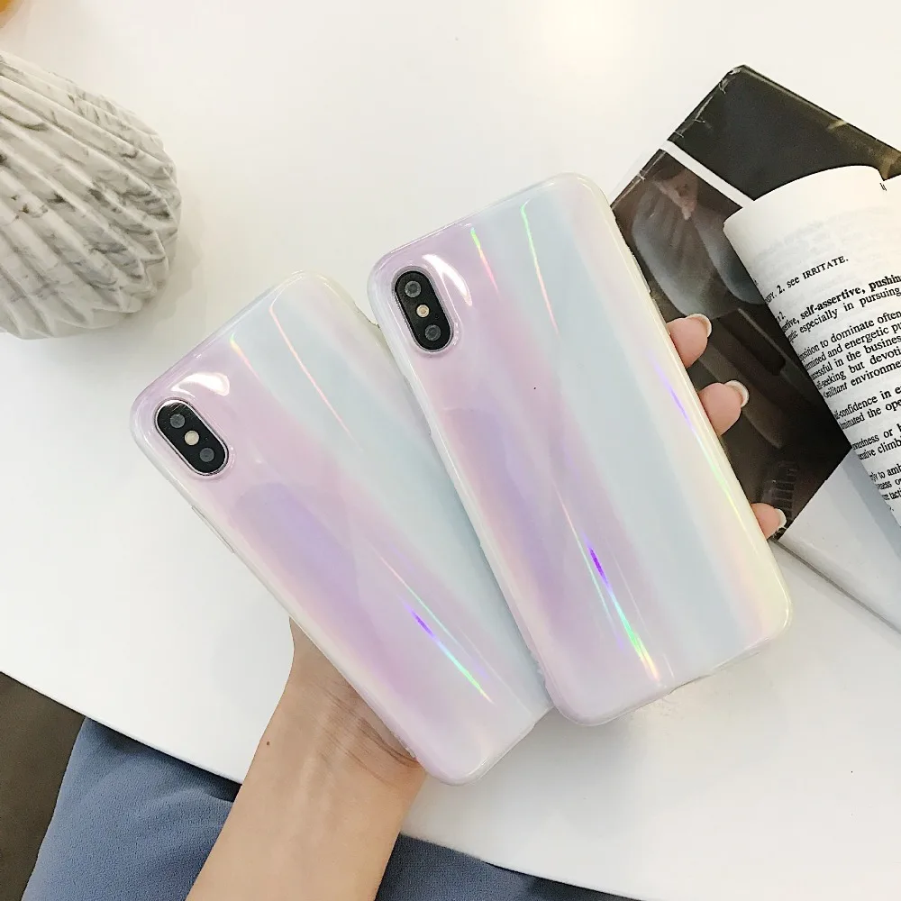 Candy Color Laser Phone Case for iPhone XR XS Max Case For iPhone 6s 7 8 Plus Lovely Color Gradient Cover Luxury IMD Soft Case
Candy Color Laser Phone Case for iPhone XR XS Max Case For iPhone 6s 7 8 Plus Lovely Color Gradient Cover Luxury IMD Soft Case