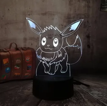 3D Pokemon Go Game C Eevee RC USB toy Night Light Action LED Toy Lamp 7 Colorful Change Kid lamp Birthday Halloween Xmas Lamp
3D Pokemon Go Game C Eevee RC USB toy Night Light Action LED Toy Lamp 7 Colorful Change Kid lamp Birthday Halloween Xmas Lamp