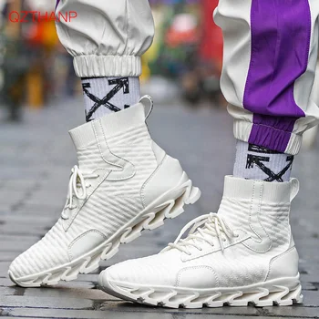Fashion High Top Men Casual Shoes for Autumn Winter Male Footwear Sneaker Comfortable Mesh Lace-up Adult Shoes Zapatos Hombre
Fashion High Top Men Casual Shoes for Autumn Winter Male Footwear Sneaker Comfortable Mesh Lace-up Adult Shoes Zapatos Hombre