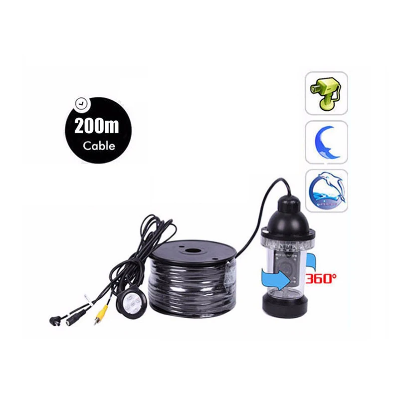 100 Meter 360 Rotation Underwater Inspection Camera Remote Control Fish Finder Waterproof Fishing Camera 200M Cable
100 Meter 360 Rotation Underwater Inspection Camera Remote Control Fish Finder Waterproof Fishing Camera 200M Cable