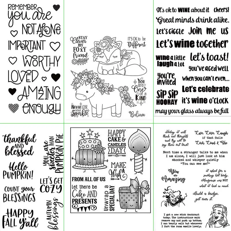 Cartoon animal and language transparent seal scraping rubber stamp seal paper craft clear seal card production
Cartoon animal and language transparent seal scraping rubber stamp seal paper craft clear seal card production