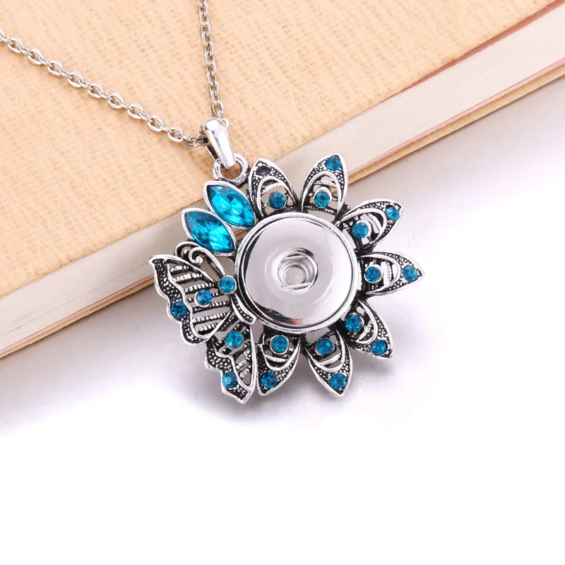 New Blue Snap Jewelry 18mm Snap Button Necklace with 60cm Chains DIY Vintage Snap Pendant Necklace for Women Necklaces 6660
New Blue Snap Jewelry 18mm Snap Button Necklace with 60cm Chains DIY Vintage Snap Pendant Necklace for Women Necklaces 6660