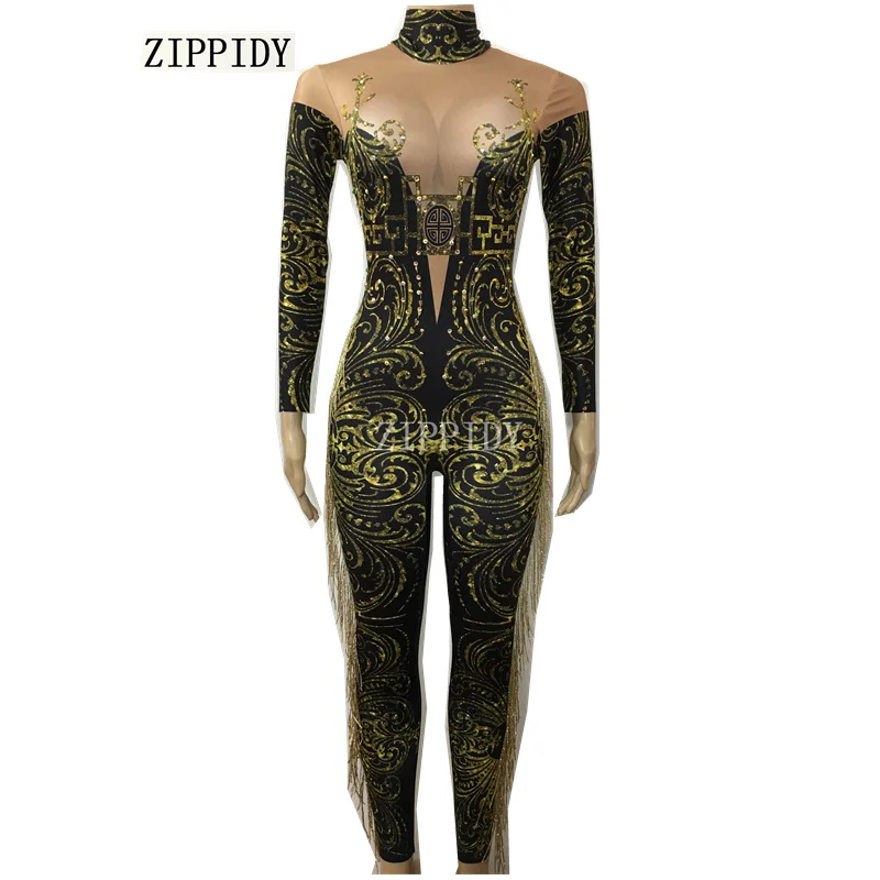 Glisten Crystals Printed Jumpsuit Sexy tassel Leggings Costume Dance Performance Wear Nightclub Female Singer Stage Show Clothes
Glisten Crystals Printed Jumpsuit Sexy tassel Leggings Costume Dance Performance Wear Nightclub Female Singer Stage Show Clothes
