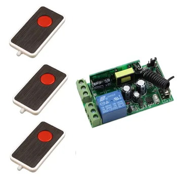 Hot Sale AC85V 110V 220V 250V RF Wireless Switch Relay Receiver Remote Controllers For Light Switch& Red-button Transmitter 3pcs
Hot Sale AC85V 110V 220V 250V RF Wireless Switch Relay Receiver Remote Controllers For Light Switch& Red-button Transmitter 3pcs