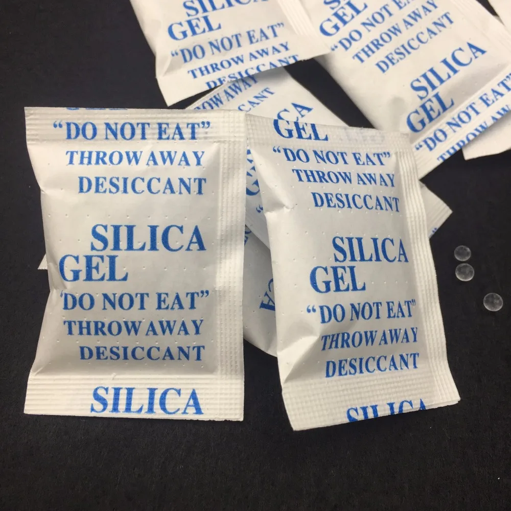 50//100//200//500pcs 1g Silica Gel Desiccant Moisture Absorber Dehumidifier Lot