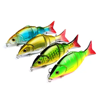 1Pcs 12.8cm/22g Jointed Fishing Lure 3 Segments Crankbait Minnow Hard Bait Artificial Fishing Pesca Isca Wobblers Pike Fishing
1Pcs 12.8cm/22g Jointed Fishing Lure 3 Segments Crankbait Minnow Hard Bait Artificial Fishing Pesca Isca Wobblers Pike Fishing