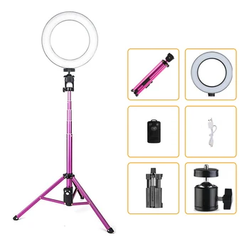 Tycipy Ring Light LED Photography Fill Soft/Warm Light Phone Camera Video Tripod Selfie Stick USB Bluetooth Shutter
Tycipy Ring Light LED Photography Fill Soft/Warm Light Phone Camera Video Tripod Selfie Stick USB Bluetooth Shutter