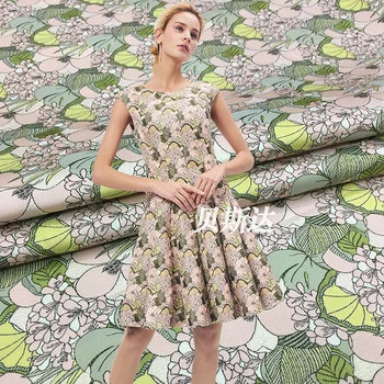 140cm wide spring and autumn elegant gold wire jacquard skirt fabric windbreaker suit fashion yarn-dyed woven brocade fabric
140cm wide spring and autumn elegant gold wire jacquard skirt fabric windbreaker suit fashion yarn-dyed woven brocade fabric