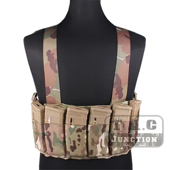 Emerson Tactical Combat Adjustable High Speed Chest Rig Coyote Brown Carrier Vest with Six Pack M4 M16 Magazine Mag Pouches
Emerson Tactical Combat Adjustable High Speed Chest Rig Coyote Brown Carrier Vest with Six Pack M4 M16 Magazine Mag Pouches