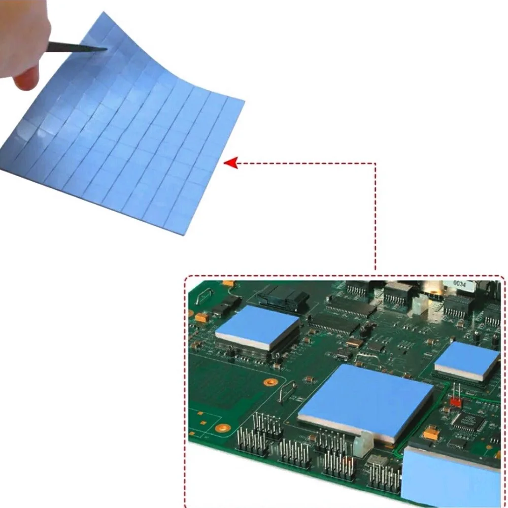 High quality Heatsink 10mm*10mm*1mm 100 pcs Thermal Pad GPU CPU Heatsink Cooling Conductive Silicone Pad #1015
High quality Heatsink 10mm*10mm*1mm 100 pcs Thermal Pad GPU CPU Heatsink Cooling Conductive Silicone Pad #1015