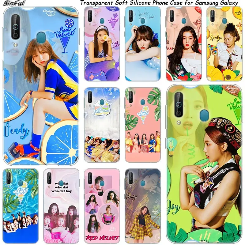 Red Velvet K Pop Silicone Phone Case For Samsung Galaxy A80 A70 A60 A50 A40 A40S A30 A20E A2CORE M40 Note 10 Plus 9 8 5 Fashion
Red Velvet K Pop Silicone Phone Case For Samsung Galaxy A80 A70 A60 A50 A40 A40S A30 A20E A2CORE M40 Note 10 Plus 9 8 5 Fashion