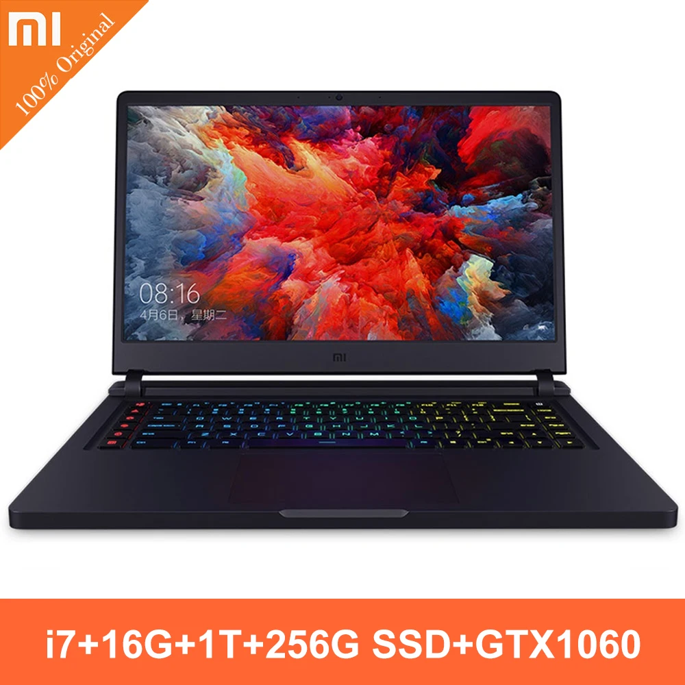 Xiaomi Mi Gaming Laptop 15.6 inch Windows 10 Chinese Version Intel Core i7-7700HQ Quad Core 8GB + 128GB Dual WiFi Bluetooth 4.1
Xiaomi Mi Gaming Laptop 15.6 inch Windows 10 Chinese Version Intel Core i7-7700HQ Quad Core 8GB + 128GB Dual WiFi Bluetooth 4.1