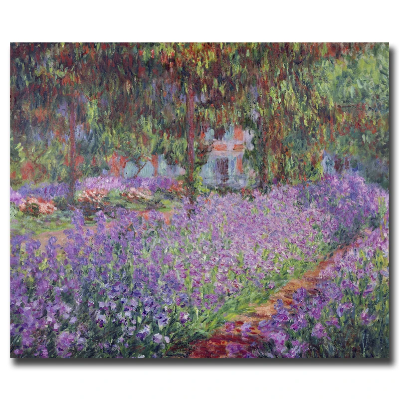 The Artist's Garden At Giverny By Claude Monet Canvas Painting Print Living Room Home Decor Modern Wall Art Oil Painting Poster
The Artist's Garden At Giverny By Claude Monet Canvas Painting Print Living Room Home Decor Modern Wall Art Oil Painting Poster