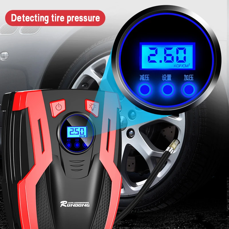 Pointer/Digital Tire Inflator DC 12 Volt Car Portable Air Compressor Pump Cigarette lighter plug for Car Motorcycle air pump
Pointer/Digital Tire Inflator DC 12 Volt Car Portable Air Compressor Pump Cigarette lighter plug for Car Motorcycle air pump