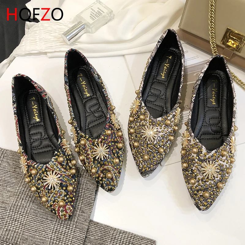 HQFZO Crystal Woman Shoes Spring Autumn Slip On Fashion Beads Bling Gitter Pointed Toe Flat Heels Ballerina Boat Shoes
HQFZO Crystal Woman Shoes Spring Autumn Slip On Fashion Beads Bling Gitter Pointed Toe Flat Heels Ballerina Boat Shoes