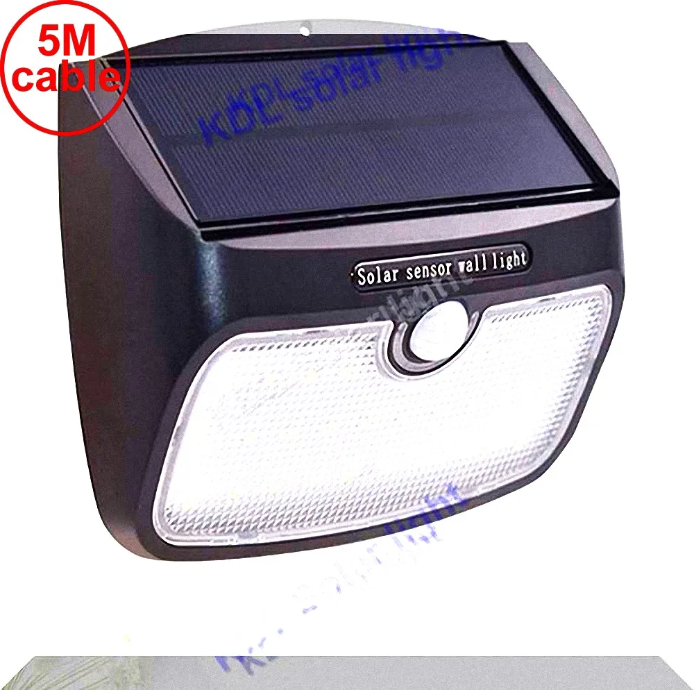Сплит-монтаж 48 LED 900lm Солнечный свет PIR + движение радар led QLTEG 450LM уличный для ga 5M