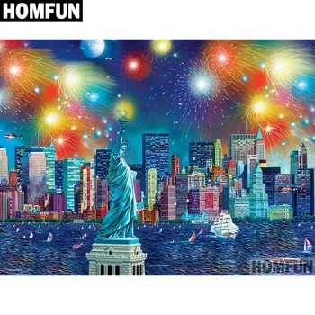 HOMFUN Full Square/Round Drill 5D DIY Diamond Painting "Statue of Liberty" 3D Embroidery Cross Stitch 5D Home Decor A00683
HOMFUN Full Square/Round Drill 5D DIY Diamond Painting "Statue of Liberty" 3D Embroidery Cross Stitch 5D Home Decor A00683
