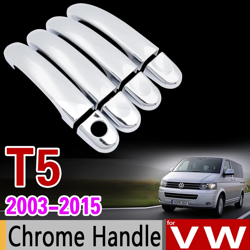 Car Chrome Handle Cover Trim Set for VW T5 Volkswagen Transporter Caravelle Multivan California 2003 - 2015 Accessories Stickers
Car Chrome Handle Cover Trim Set for VW T5 Volkswagen Transporter Caravelle Multivan California 2003 - 2015 Accessories Stickers