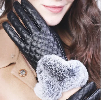 2018 HOT SALE! Beautiful Rabbit Fur Ball PU Leather Women Gloves For Winter Gloves Brand Mitten Luvas Women Gloves Female Gloves
2018 HOT SALE! Beautiful Rabbit Fur Ball PU Leather Women Gloves For Winter Gloves Brand Mitten Luvas Women Gloves Female Gloves