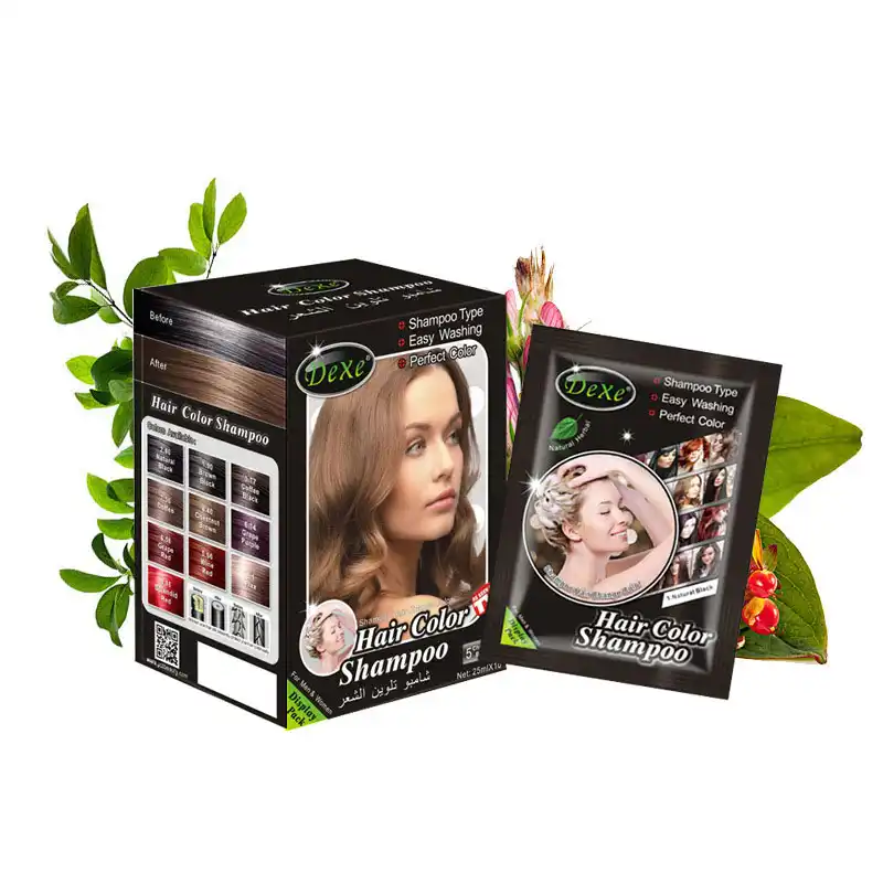 1 Pcs Dexe Hair Color Styling Hair Dye 5 Mins Into Colors Herb