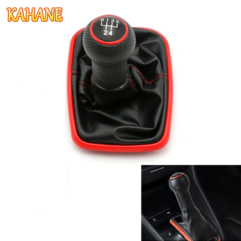 KAHANE Car Styling 5 Speed 6 Speed Red Frame Gear Shift Knob Lever Shifter Gaiter Boot FOR VW Jetta Bora MK4 Golf GTI/R32/MK4
KAHANE Car Styling 5 Speed 6 Speed Red Frame Gear Shift Knob Lever Shifter Gaiter Boot FOR VW Jetta Bora MK4 Golf GTI/R32/MK4
