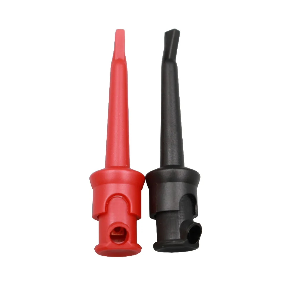 20Pairs/40Pcs Red/Black Solder Type 55mm Wire Test Hook Clip Multimeter Test Probe PA + Copper
20Pairs/40Pcs Red/Black Solder Type 55mm Wire Test Hook Clip Multimeter Test Probe PA + Copper