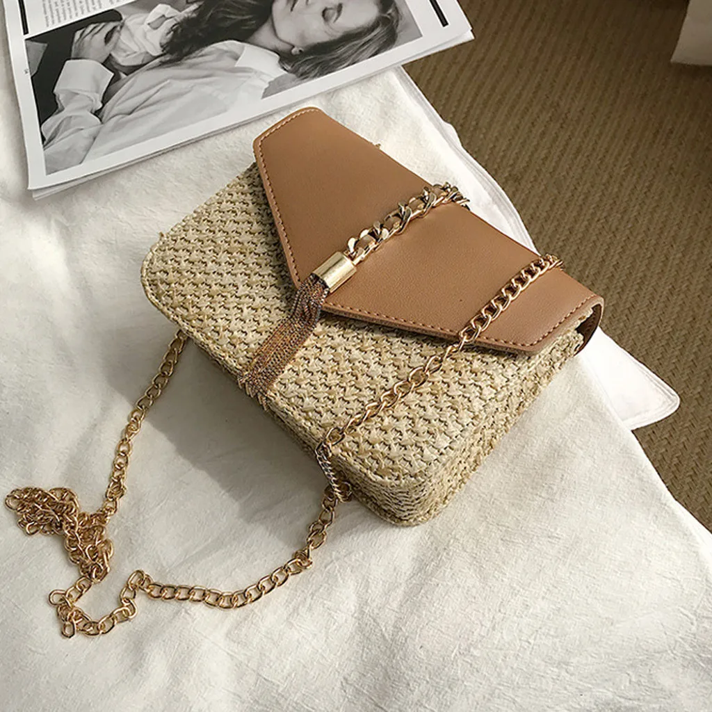 Women Bag High 2019 Tassel Women Wallet Woman Straw Weaving Tassels Shoulder Bag Ladies Summer Beach Chain Crossbody Bag513
Women Bag High 2019 Tassel Women Wallet Woman Straw Weaving Tassels Shoulder Bag Ladies Summer Beach Chain Crossbody Bag513