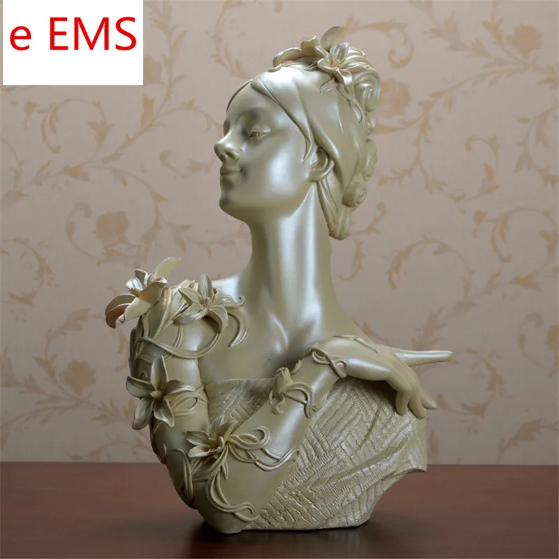 39cm Beauty Girls Bust Continental Statue Colophony Crafts Sketch Teaching Collectible Decorations Wedding L2356
39cm Beauty Girls Bust Continental Statue Colophony Crafts Sketch Teaching Collectible Decorations Wedding L2356