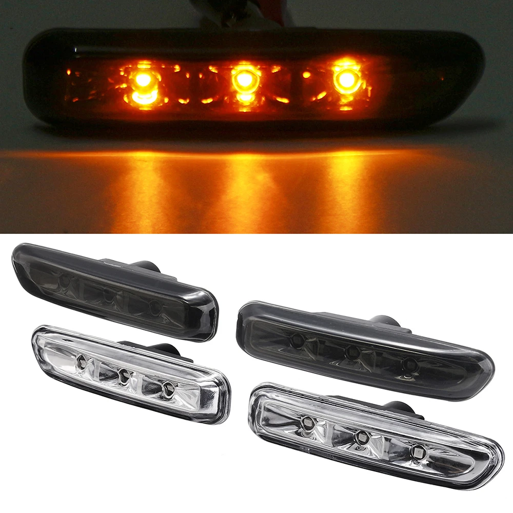 2 Pcs Clear Lens LED Side Marker Car Lights For BMW 3 Series E46 4 Door 1999 2000 2001 Auto Turn Signal Lights 63138370719
2 Pcs Clear Lens LED Side Marker Car Lights For BMW 3 Series E46 4 Door 1999 2000 2001 Auto Turn Signal Lights 63138370719