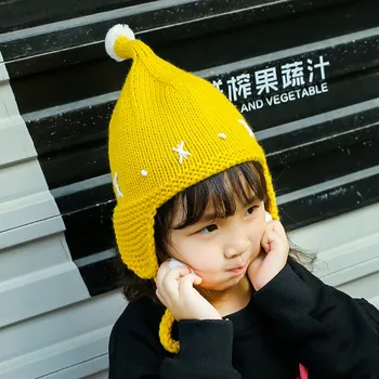Cute Kid babies Beanies caps Child Crochet Winter Warm Knit Hats Cap Baby Boy Girls Hair Ball Earbud Hat
Cute Kid babies Beanies caps Child Crochet Winter Warm Knit Hats Cap Baby Boy Girls Hair Ball Earbud Hat