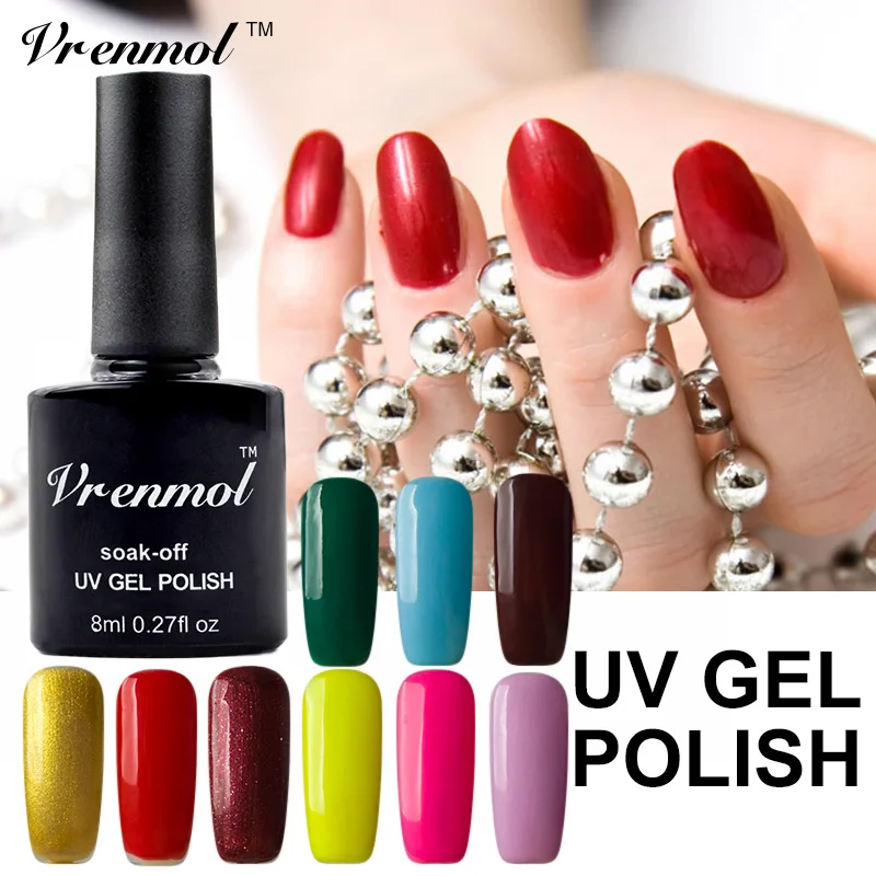 Vrenmol 8ml Pure Permanent Gel Nail Polish UV Lamp Nail Glue DIY Nail Art Lacquer Manicure Varnish Make Up Nail Art
Vrenmol 8ml Pure Permanent Gel Nail Polish UV Lamp Nail Glue DIY Nail Art Lacquer Manicure Varnish Make Up Nail Art