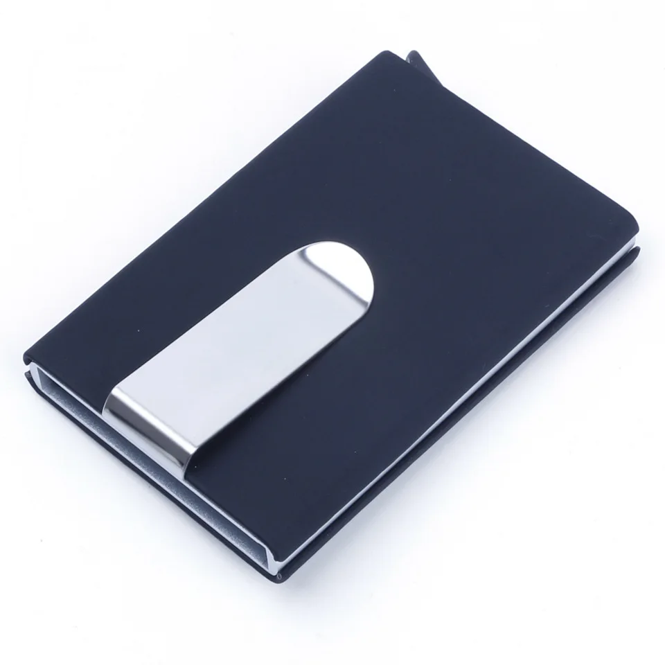 Man Credit Card Case With Clamp Front Pocket Minimalist Metal Card Holder Anti rfid id Card Holder Wallet Bank Card Case 
Man Credit Card Case With Clamp Front Pocket Minimalist Metal Card Holder Anti rfid id Card Holder Wallet Bank Card Case