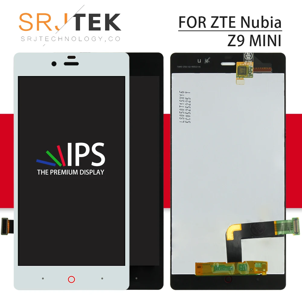 Srjtek 5.0" For ZTE Nubia Z9 Mini NX511J LCD Touch Screen Digitizer Sensor Assembly For ZTEZ9 mini Display NX511 NX511H LCD
Srjtek 5.0" For ZTE Nubia Z9 Mini NX511J LCD Touch Screen Digitizer Sensor Assembly For ZTEZ9 mini Display NX511 NX511H LCD