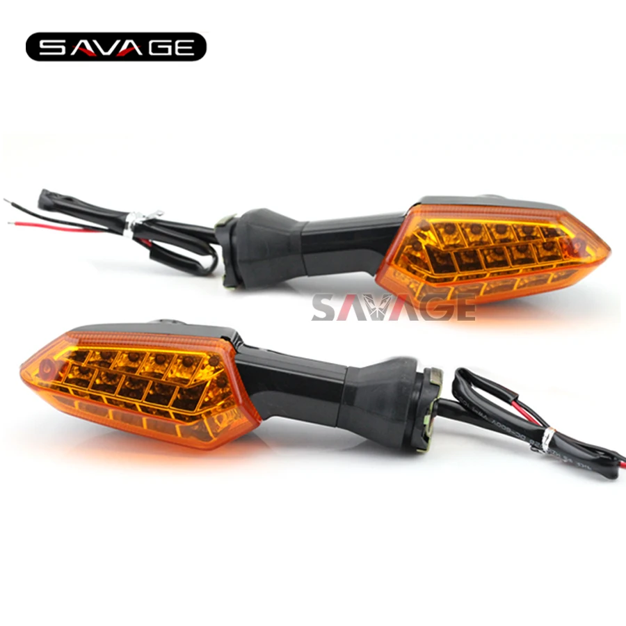 Для Kawasaki Z125 Z250 Z300 Z750R Z800 Z1000 zrx 1200R мотоциклетные спереди/сзади LED поворотов