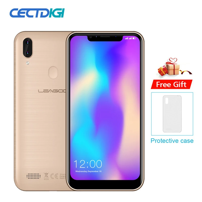 

Original LEAGOO M11 Android 8.1 Quad Core 6.18" FW+ Mobile Phone 2GB RAM 16GB ROM 4000mAh Fingerprint LTE 4G Dual 8MP Smartphone