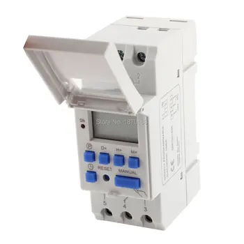 Digital LCD Weekly Programmable Timer, Time Relay Switch, THC15A AC / DC24V