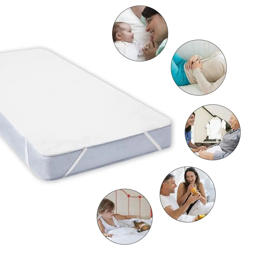 160X200 Cotton Terry Matress Cover 100% Waterproof Mattress Protector Bed Bug Proof Dust Mite Mattress Pad Cover For Mattress
160X200 Cotton Terry Matress Cover 100% Waterproof Mattress Protector Bed Bug Proof Dust Mite Mattress Pad Cover For Mattress