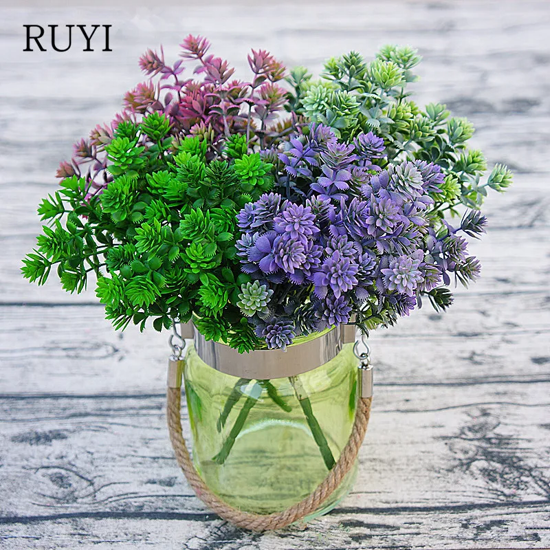 7 Branch 28 heads artificial Guanyin lotus grass decoration plant plastic fake flowers simulation Eucalyptus leaf for Garden
7 Branch 28 heads artificial Guanyin lotus grass decoration plant plastic fake flowers simulation Eucalyptus leaf for Garden