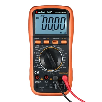 19999 Counts Digital Multimeter Multi-functional Multi Meter Measuring DC/AC Voltage Current Resistance Diode Capacitance Tester
19999 Counts Digital Multimeter Multi-functional Multi Meter Measuring DC/AC Voltage Current Resistance Diode Capacitance Tester