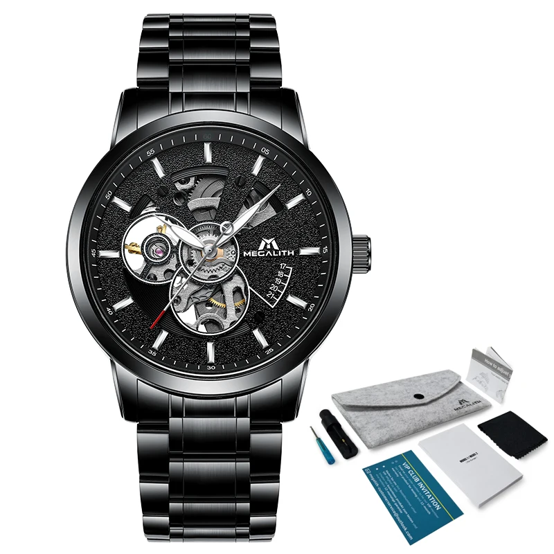 MEGALITH 2019 Waterproof Business Men Chronograph Watches Quartz Clock Mechanical Timer Black Durable Calendar Reloj Hombre Gold
MEGALITH 2019 Waterproof Business Men Chronograph Watches Quartz Clock Mechanical Timer Black Durable Calendar Reloj Hombre Gold