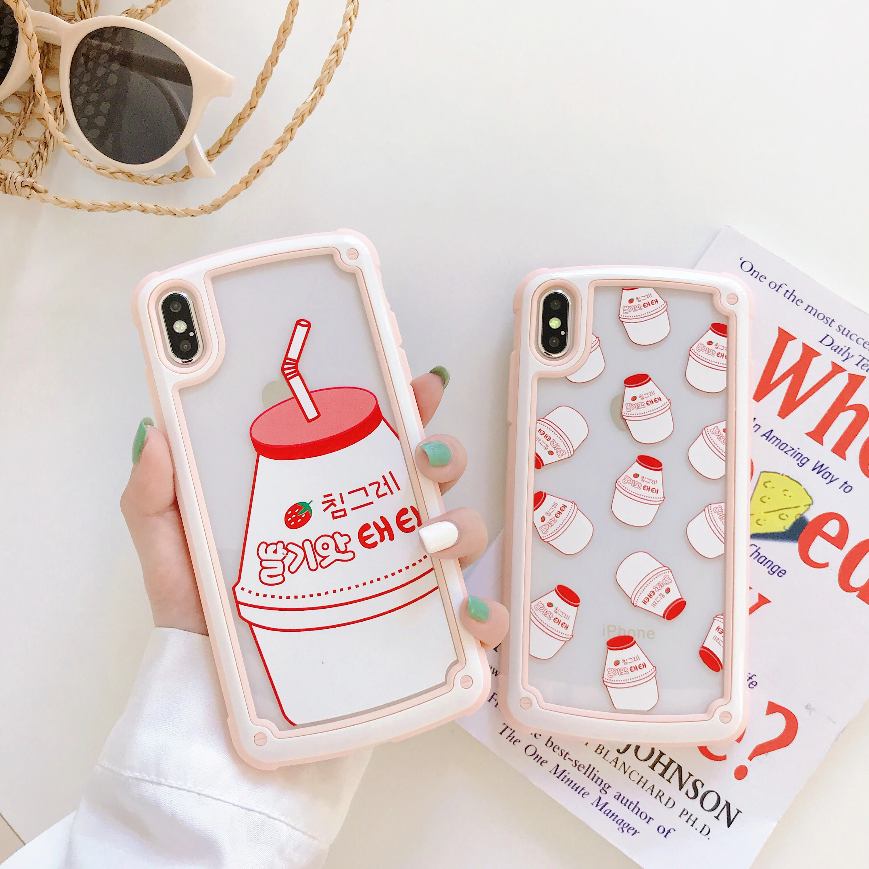 Case For iPhone Xr X Xs Max Cover Korean Candy Color Cute Strawberry Milk Clear Anti-knock Case For iPhone 8 7 Plus 6S Plus Case
Case For iPhone Xr X Xs Max Cover Korean Candy Color Cute Strawberry Milk Clear Anti-knock Case For iPhone 8 7 Plus 6S Plus Case